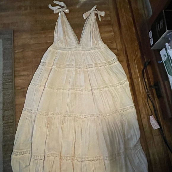 Free People Valley Tiered Midi dress. - Picture 6 of 11